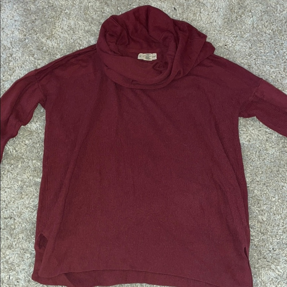 Maroon Turtle Neck Sweater Size Small